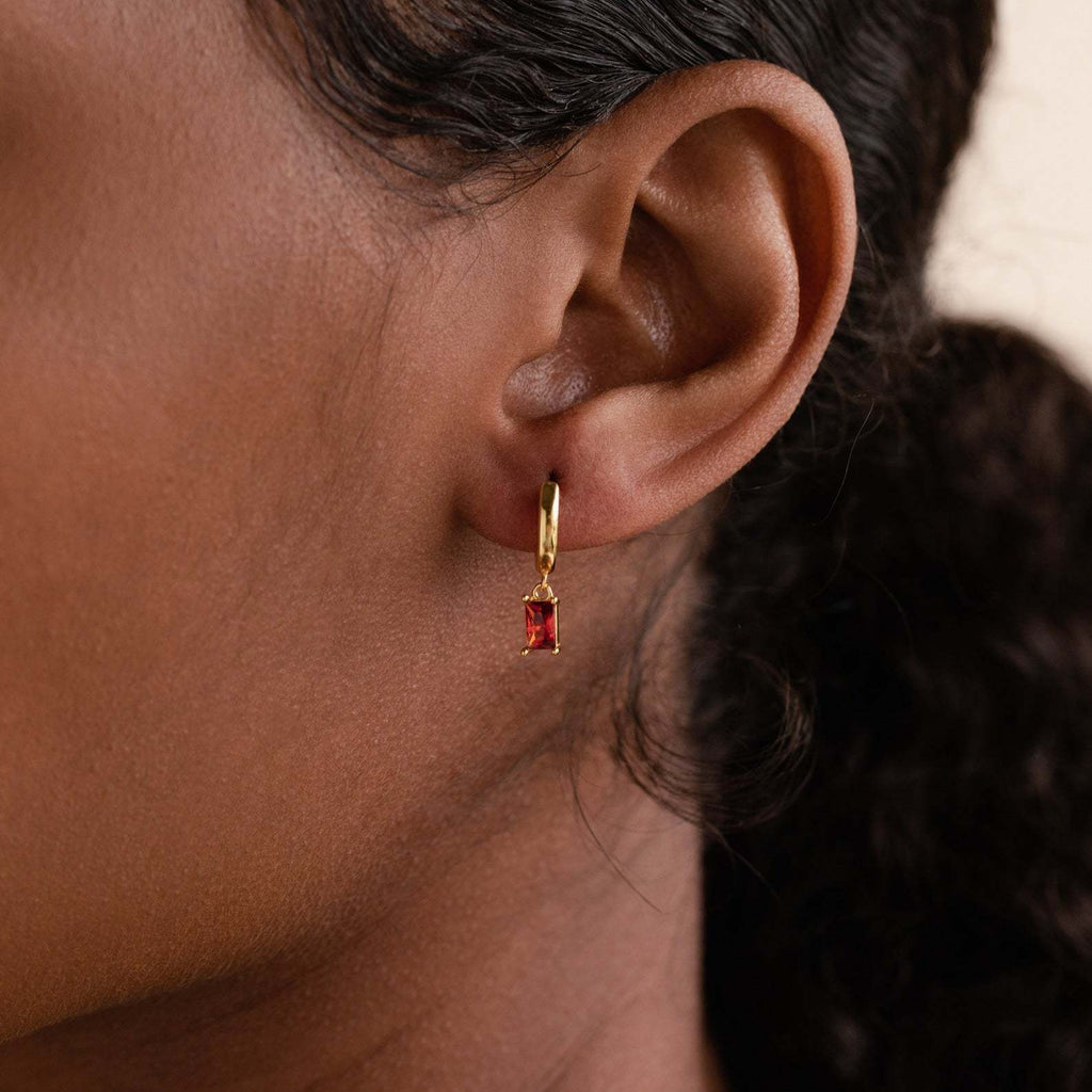 Vintage Twelve Birthstone Earrings