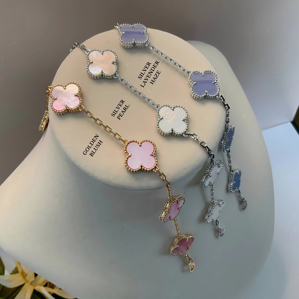 Diamond Clover Statement Bracelets